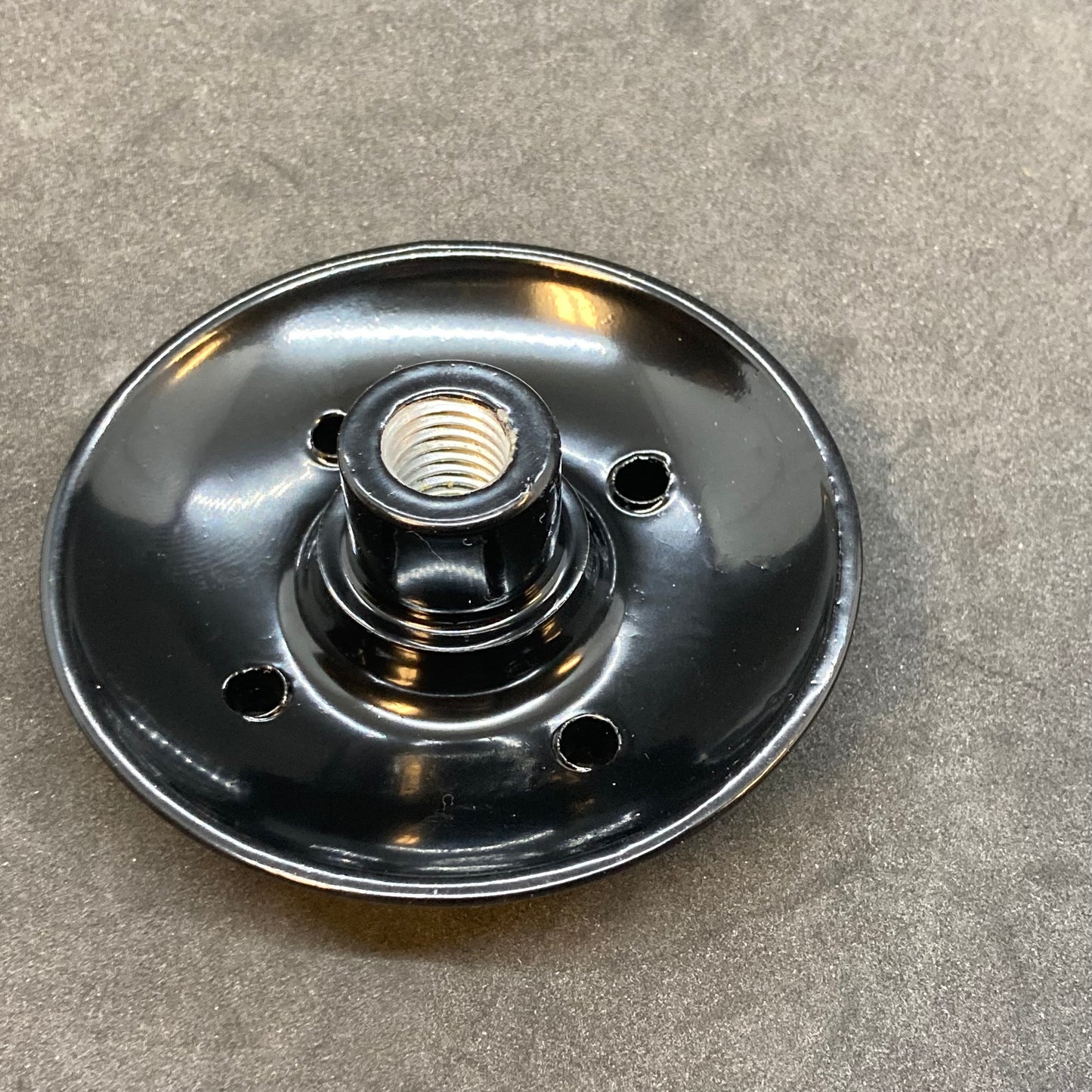 Spare Wheel Retaining Nut, Gloss Black