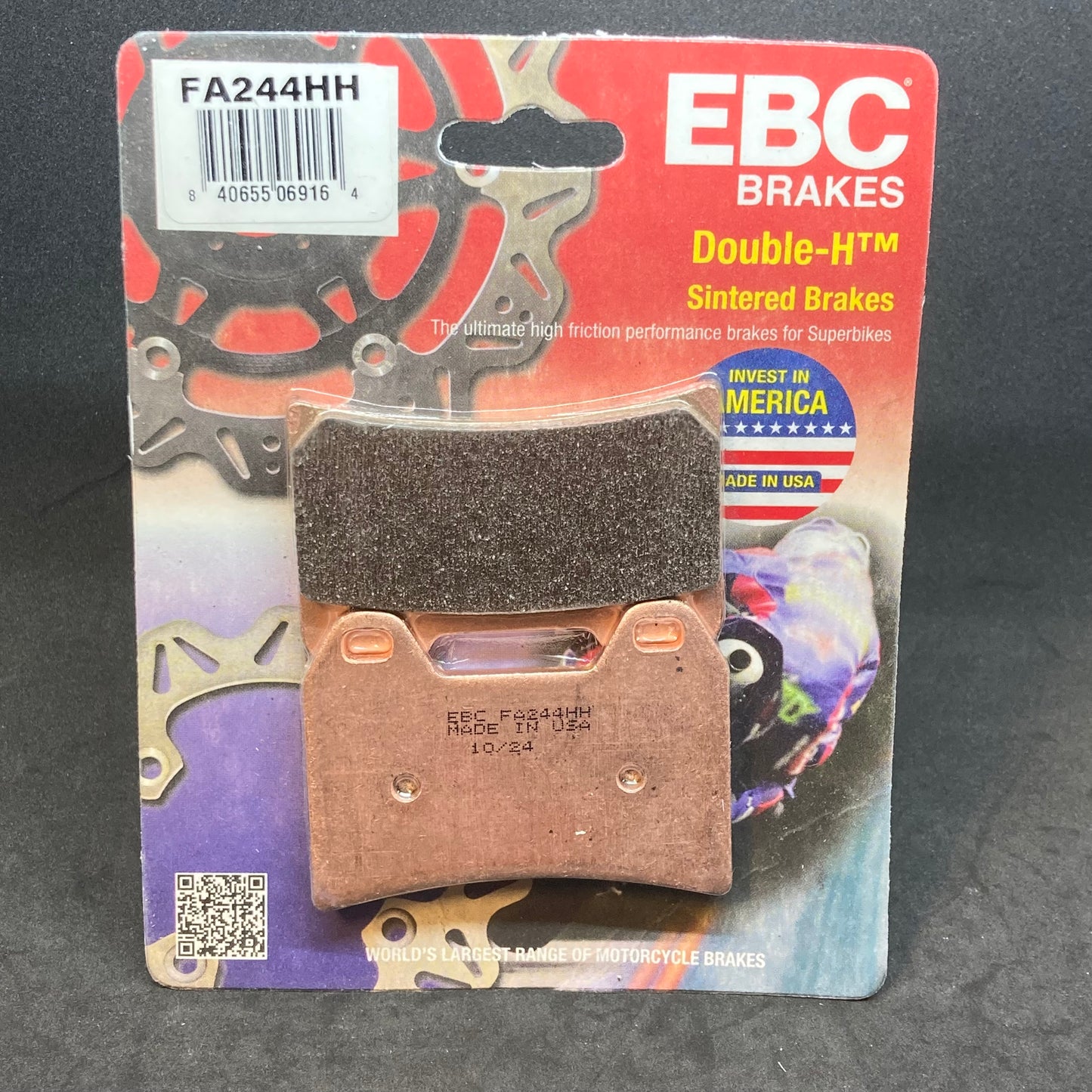 Front Brake Pads EBC FA244HH fully-metallic