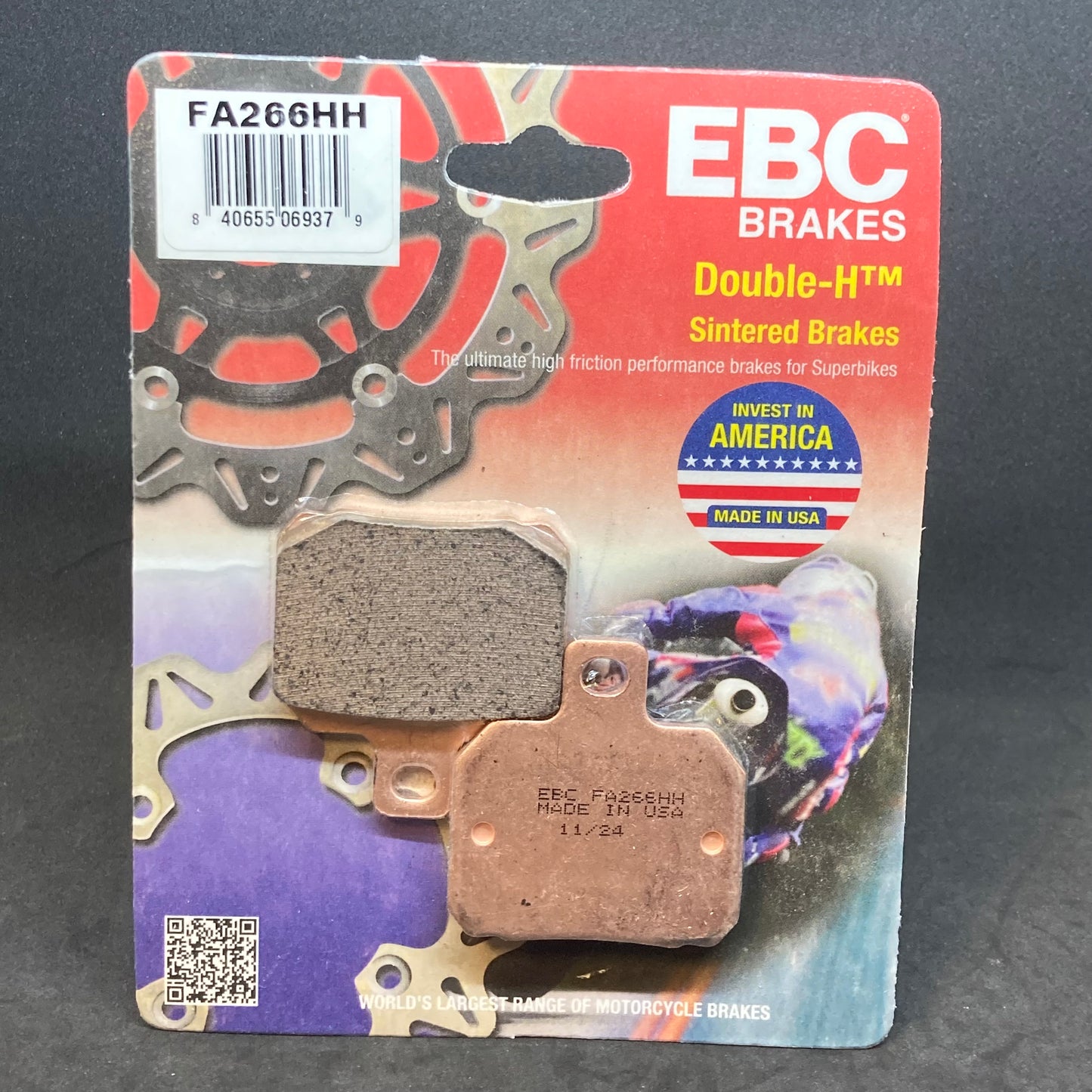 Sidecar and Rear (2022+) Brake Pads EBC FA266HH Metallic