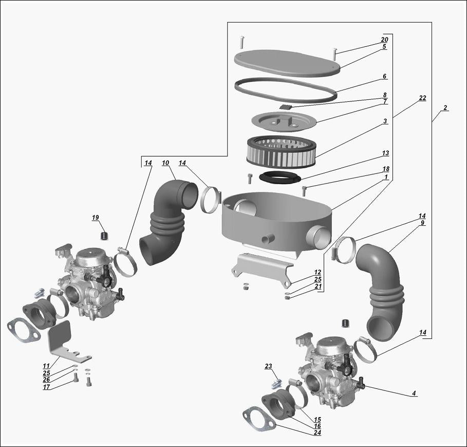 Air inlet sealing ring (through 2013)