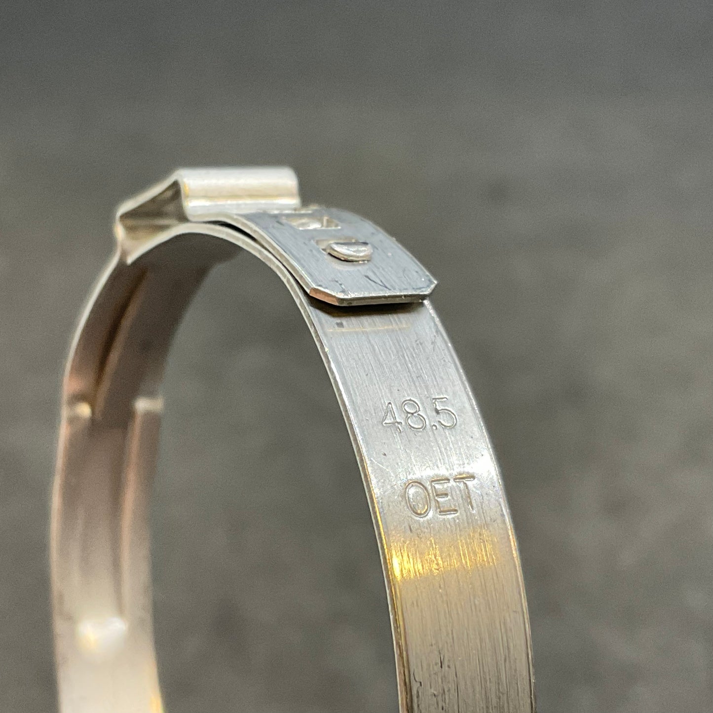 Stepless eye clamp, 48.5 mm Oetiker