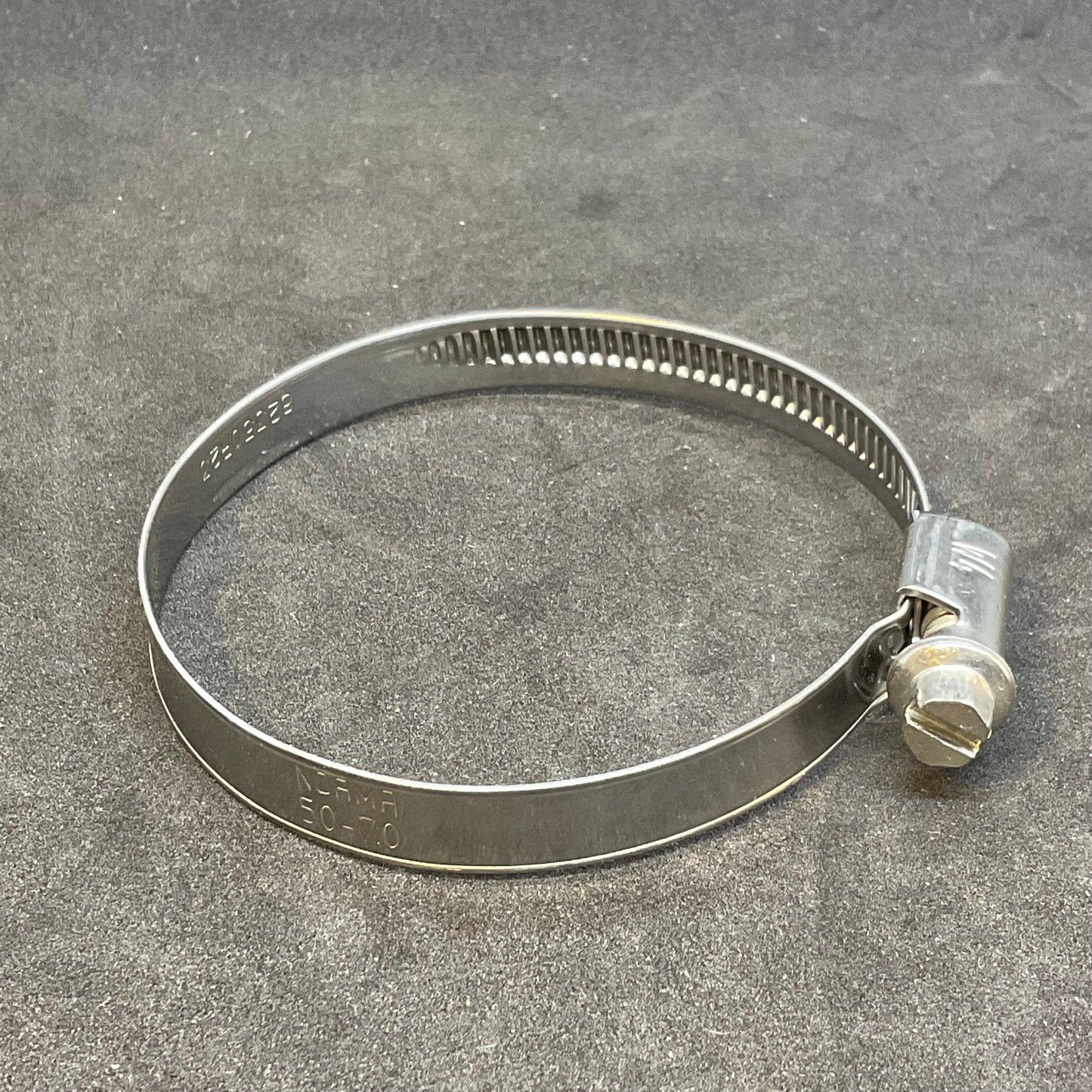 Clamp 50x62 worm drive adjustable
