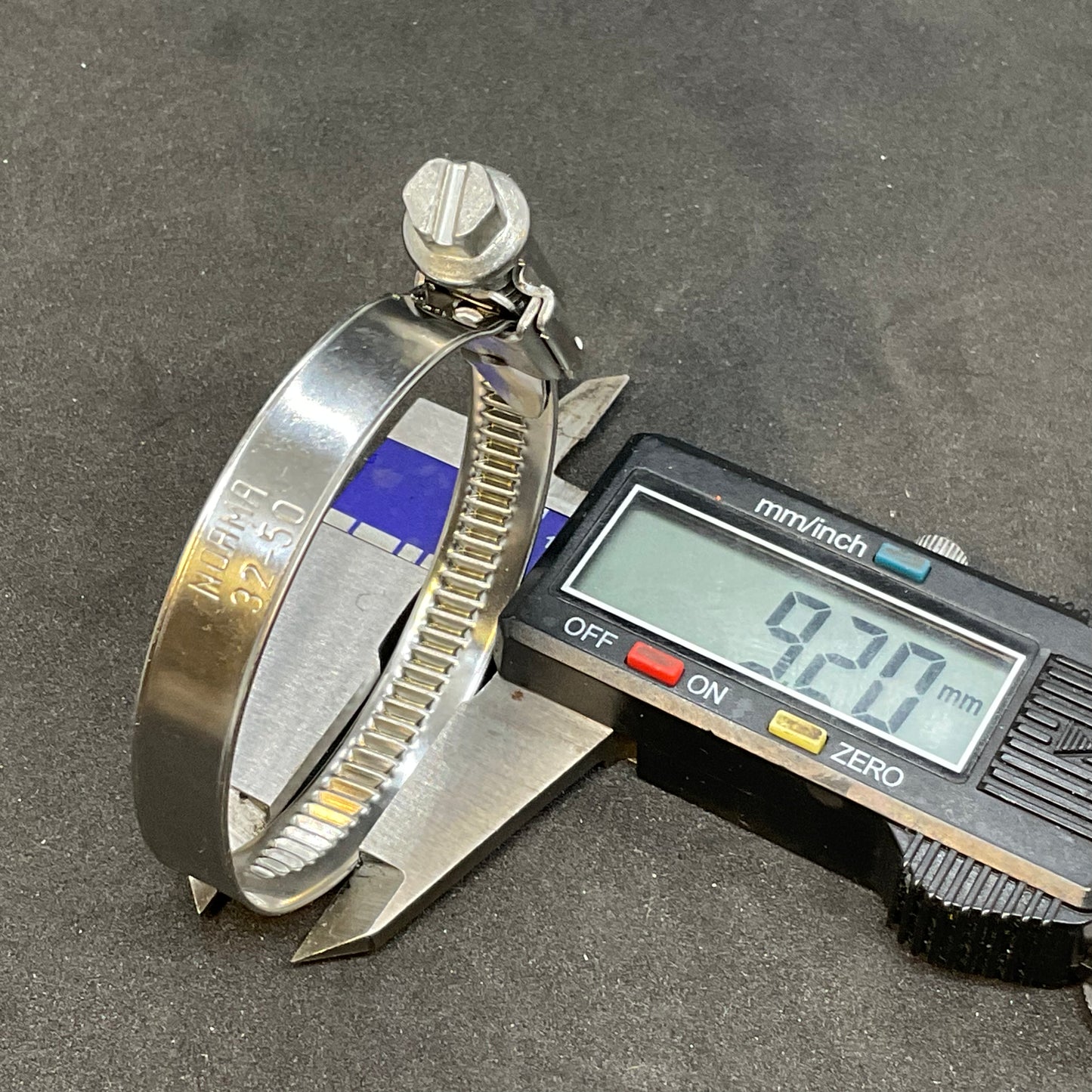 Clamp 32x50 worm drive adjustable