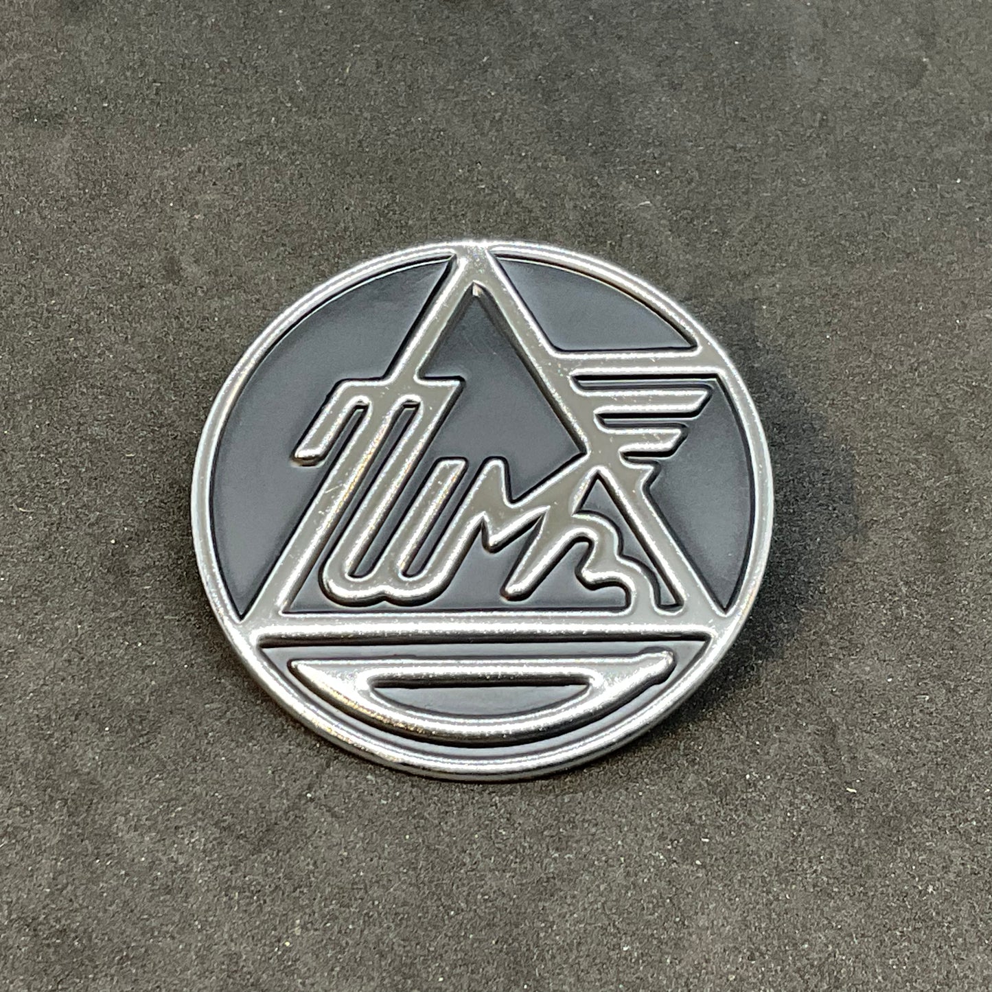 Ural Logo Metal Fuel Tank Badge 5.5 cm round