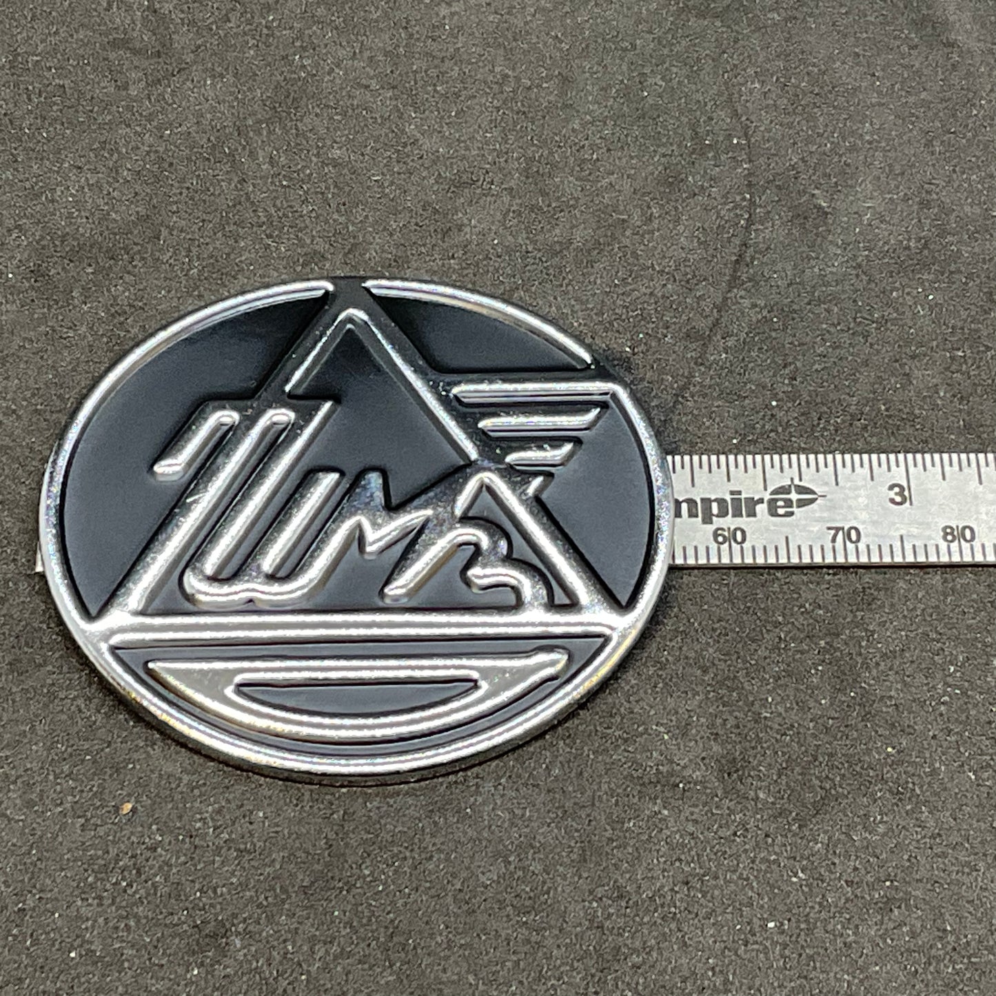 Ural Logo Metal Fuel Tank Badge 5.5 cm round