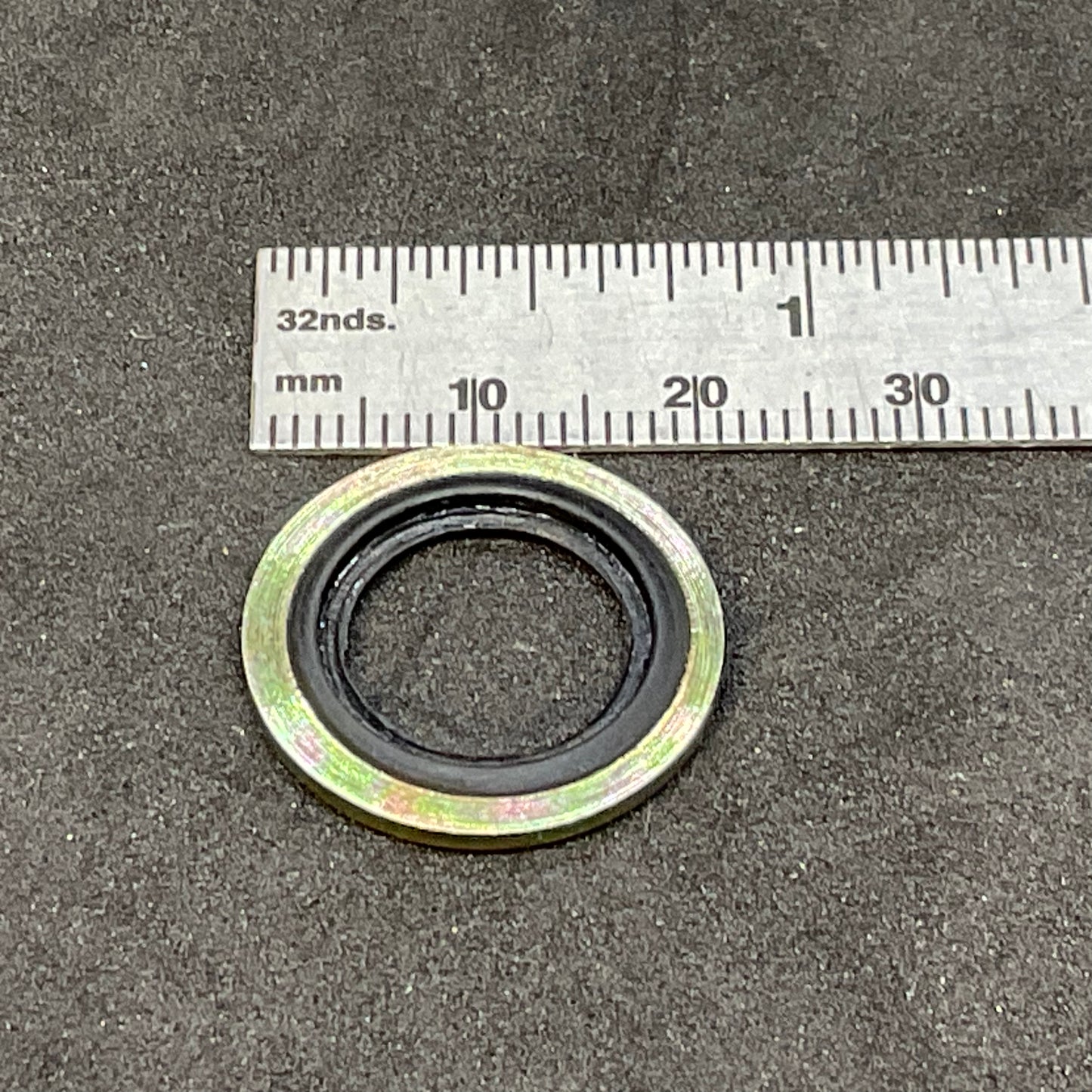 Oil drain plug gasket M14 bonded NBR