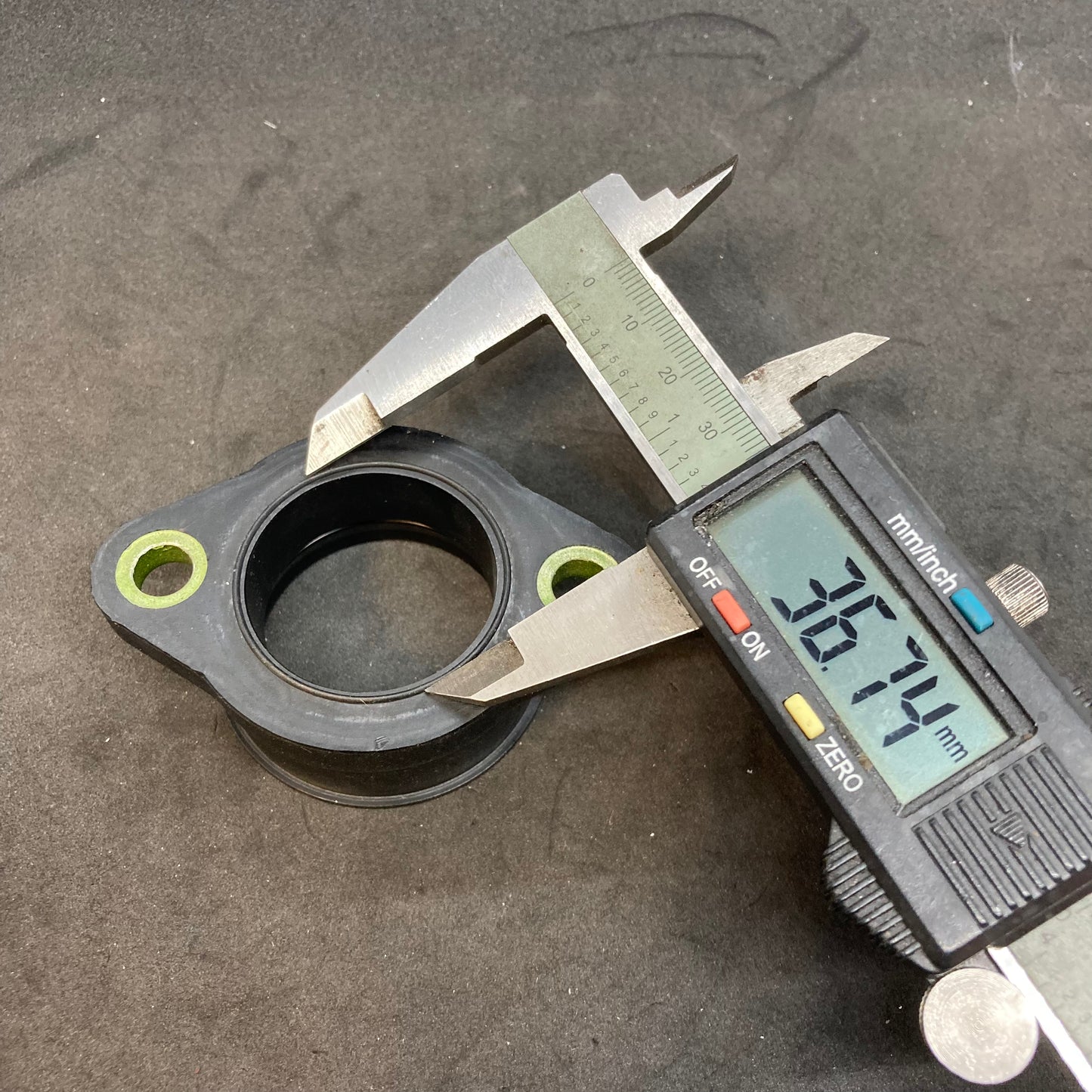 Compliance flange through 2015 (carb/throttle body holder)