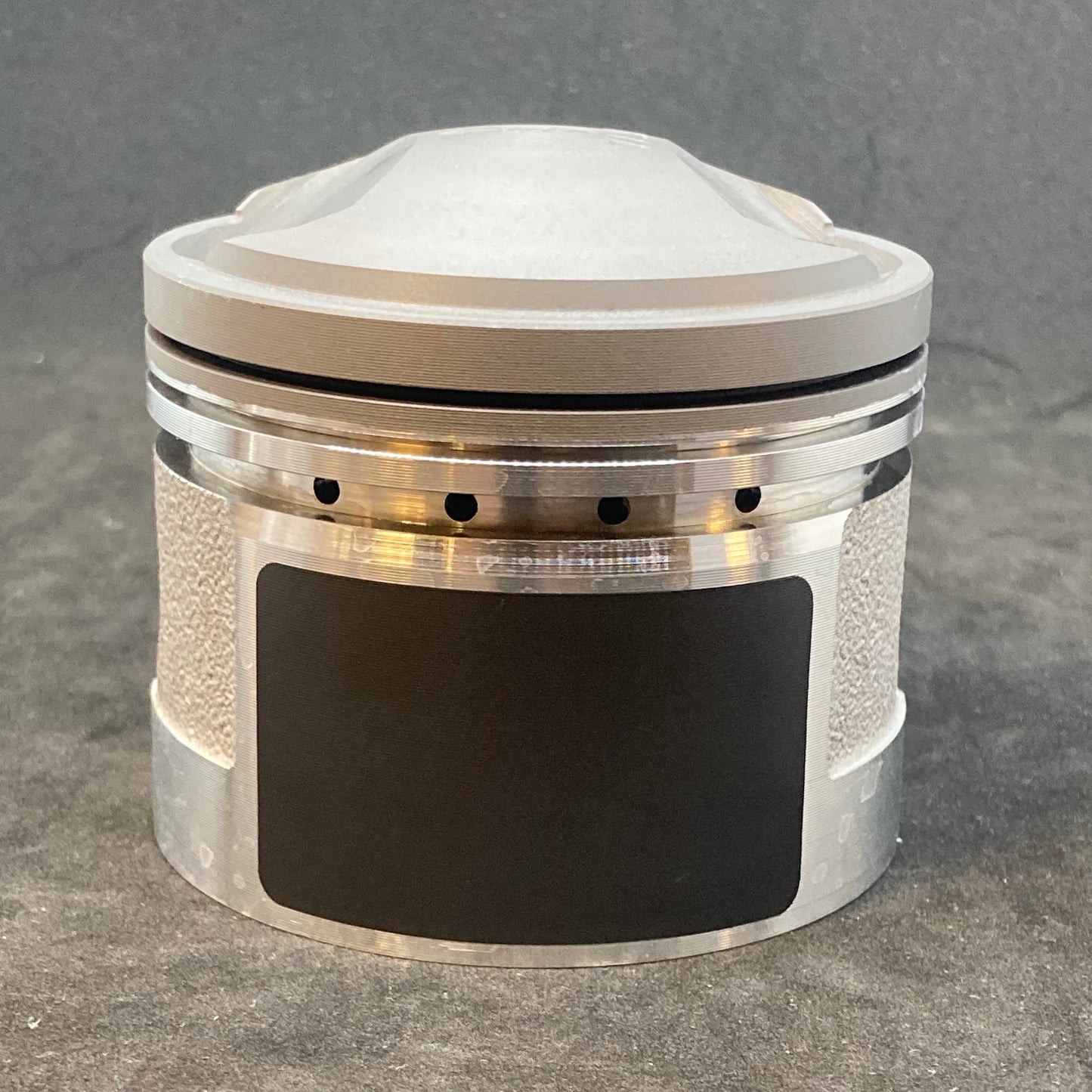 Piston with piston pin and retaining rings (2022+, high compression)