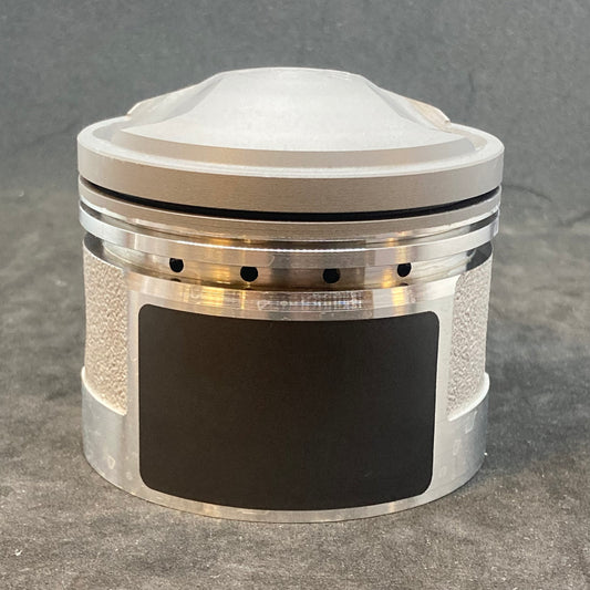 Piston with piston pin and retaining rings (2022+, high compression)
