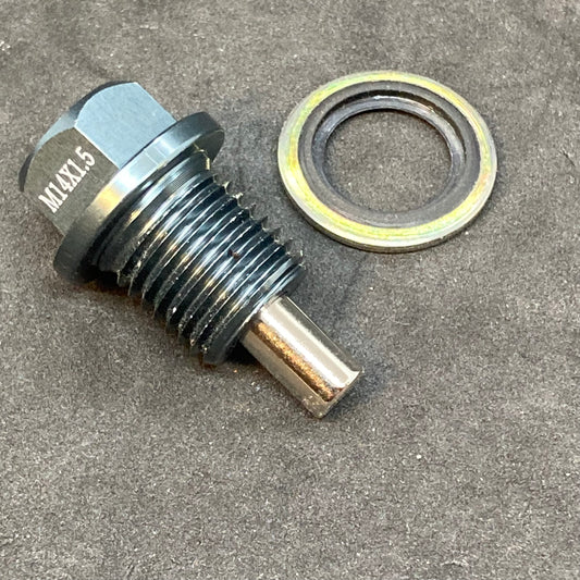 Magnetic engine drain plug (aftermarket)